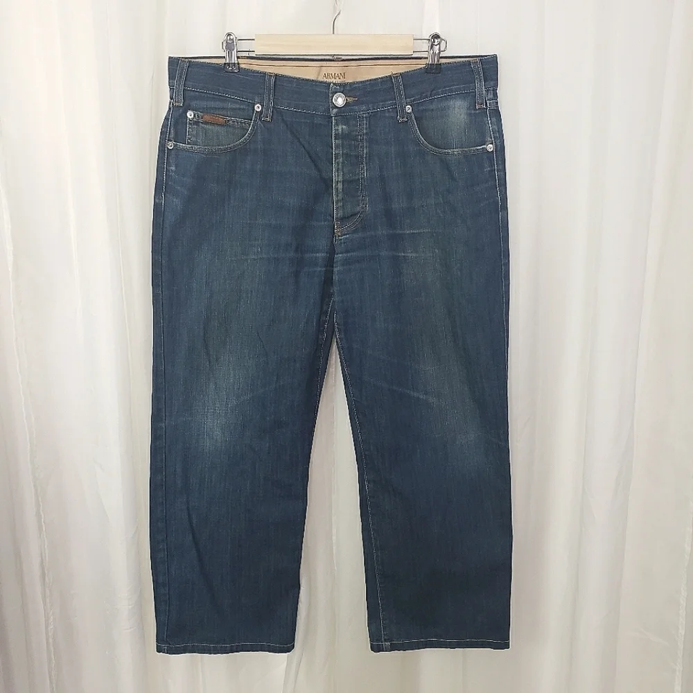 Armani Collezioni Simin T Spa button fly jeans 100% cotton size 36